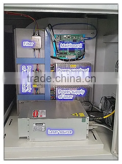 Integrated type cheap price metal laser marking machine
