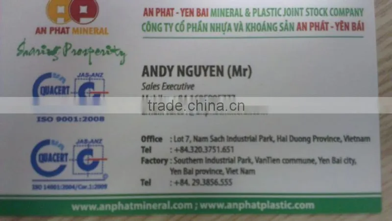 CaCO3 Plastics filler masterbatch use for plastic manufacturer