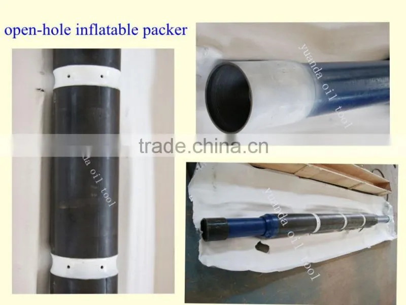 Open hole inflatable Packer