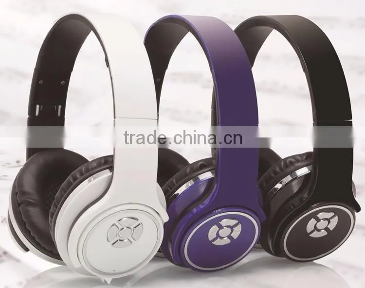 New 2016 business hot bluetooth v4.0 bluetooth headset sport bluetooth headphones with FM radio