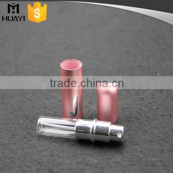 bullet shape pocket aluminium refillable perfume atomizer
