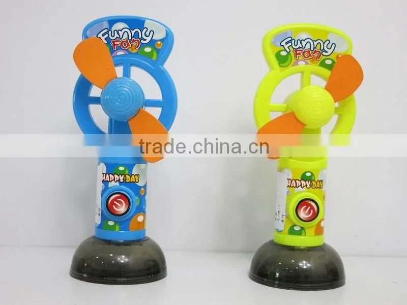 Plastic fan candy toy