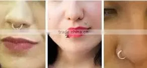 hot sale!fashion colorful labret fake magnetic piercings