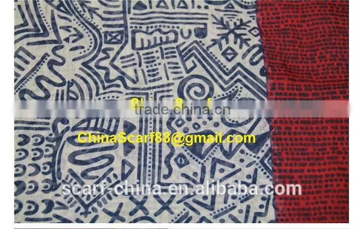 Wholesale women voile printed scarf
