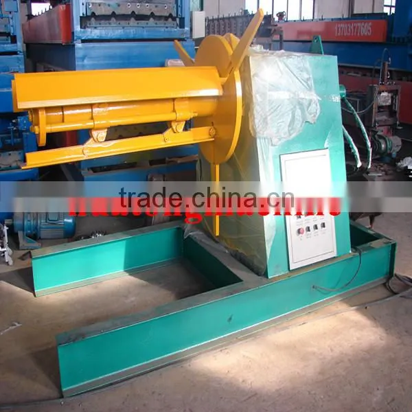 5 T hydraulic uncoil machine for roll forming machine