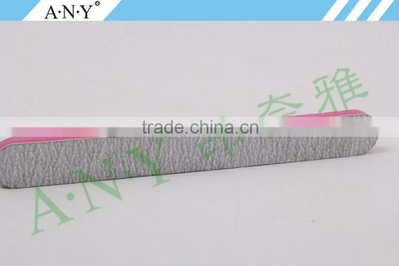 Professional Customized Design Shinning and Polishing Red Sponge Nail File Printing Logo