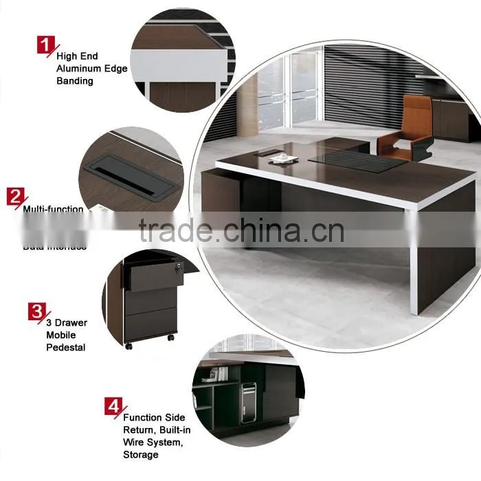 Good Quality Office Desk Executive Office Table Design BS-D2810