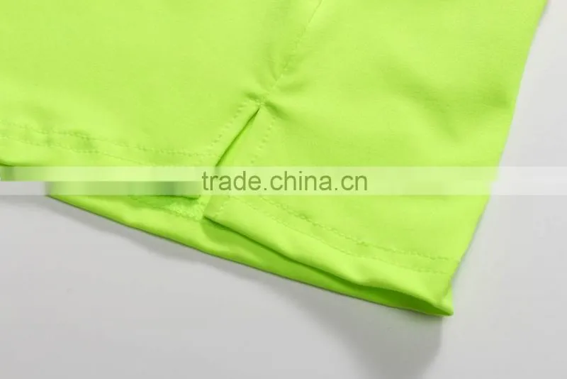 custom fashion comfortable v-neck plain short sleeve compression shirt women 2016