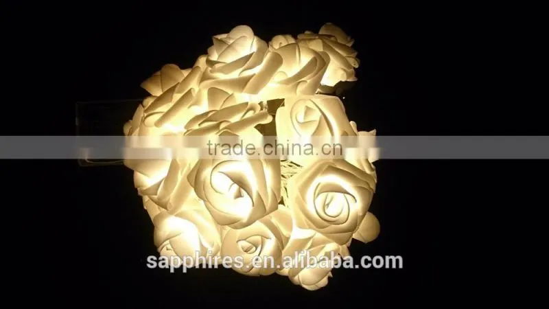 20L battery christmas wedding party holiday indoor outdoor string led rose light