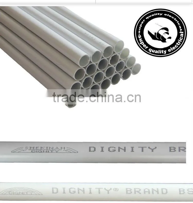 White high quality duty electric pvc conduit