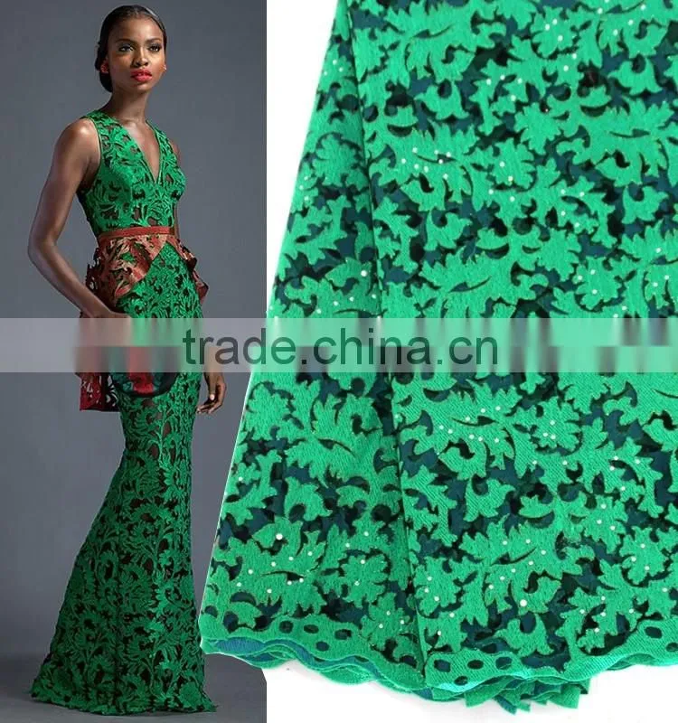 2016 high quality african tulle lace fabrics for asoebi/ nigeria bridal embroidered tulle lace fabric