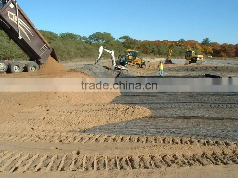 Uniaxial reinforcement geogrid/Plastic Uniaxial Geogrid