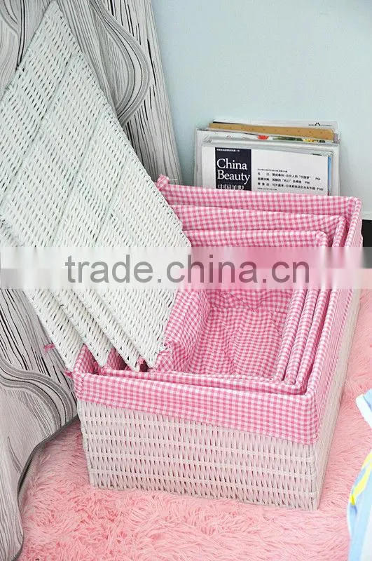 8 hand woven straw - pastoral style - - dirty clothes basket - Storage Basket - Storage Basket - - woven basket basket