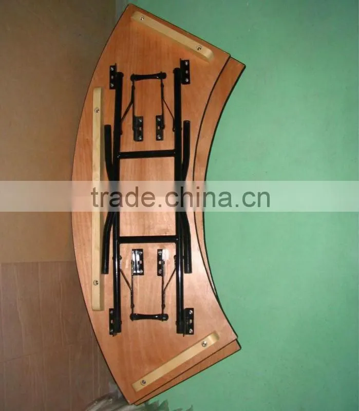 6FT Plywood Folding Round Table Used Party Rental Furniture For Sale