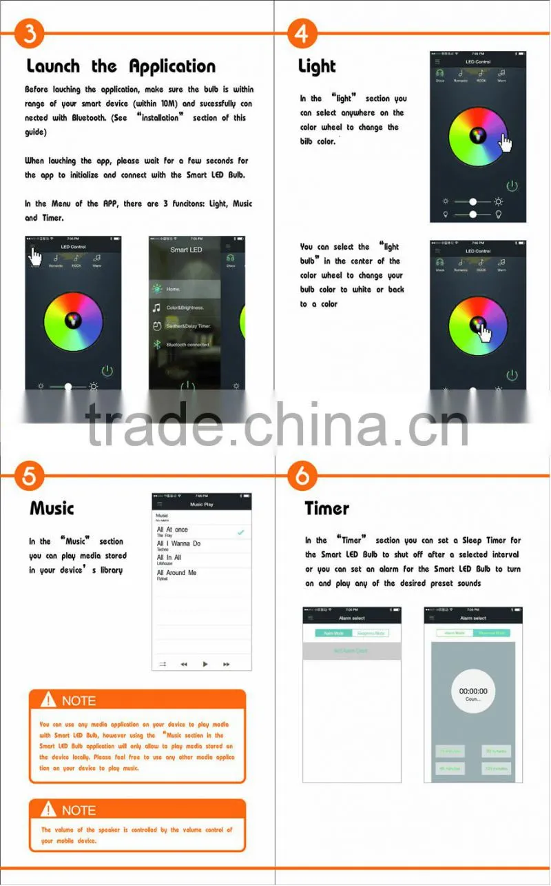 2015 New Technology LED Light Bluetooth Speaker