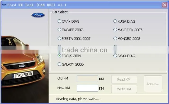 Hot Auto Diagnostic OBD2 Scanner Tool for Ford KM Tool CAN BUS With Outcode/ Incode Calculator