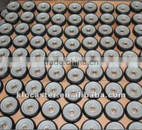 125*32mm TPR shopping trolley caster