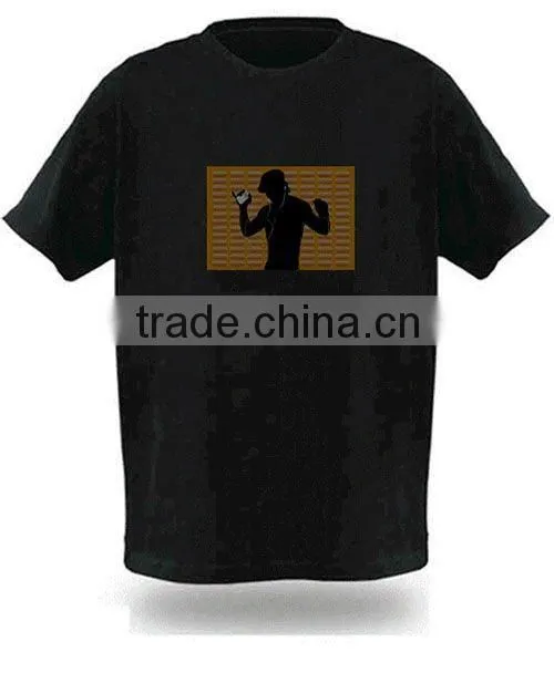 Fashion new style wholesale price top quality el t shirt