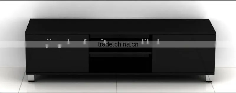 TV-2320 Black or White Gloss TV Stand With Drawers