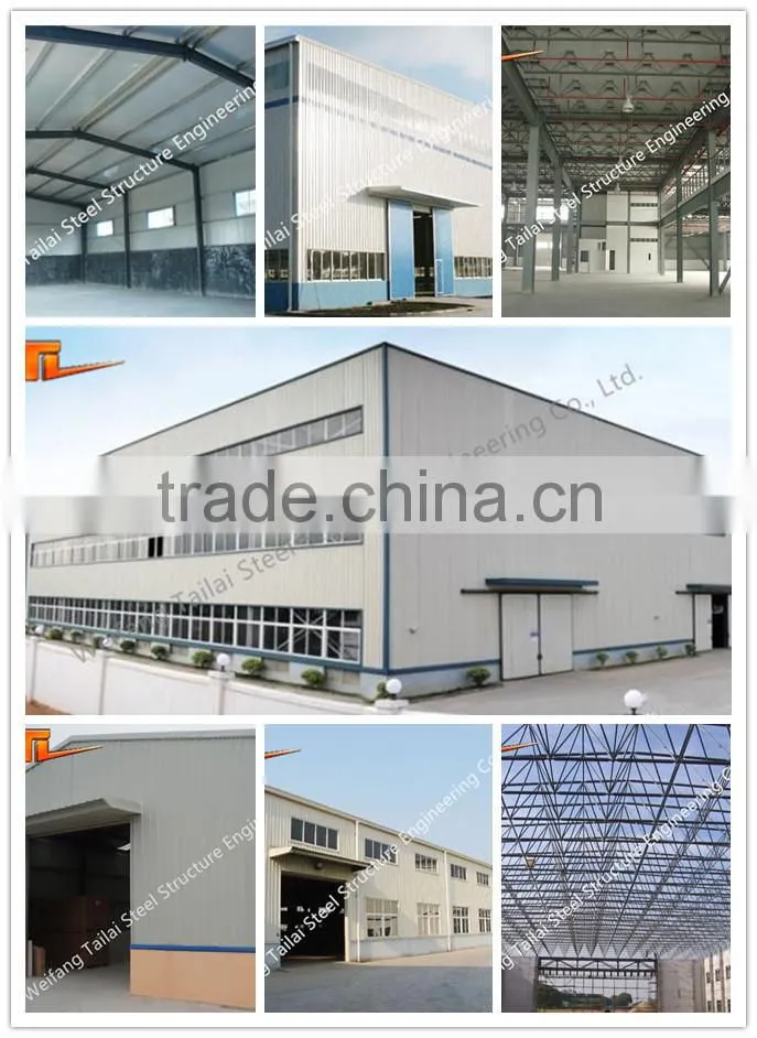 large span steel frame prefabricated workshop