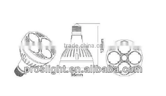 CE,RoHS par30 spotlight