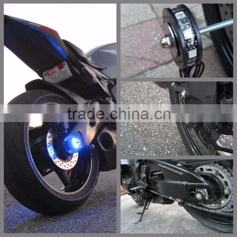 Hot sell colorful growing motorbike tyre tire valve switch control 9 led bicycle wheel light