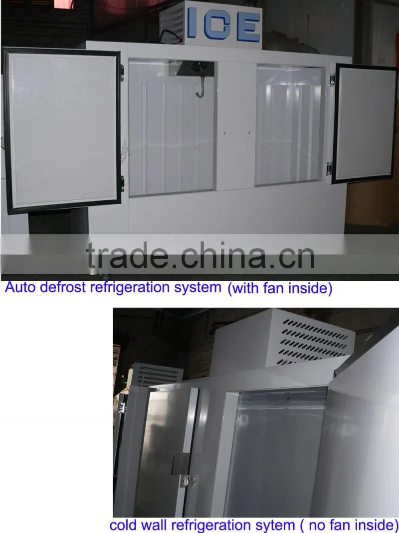 Ice merchandiser of 100 bags ice capacity