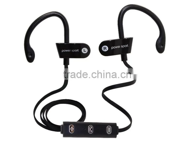 2016 Latest In-ear Earhook Bluetooth earphone Wireless Headphones