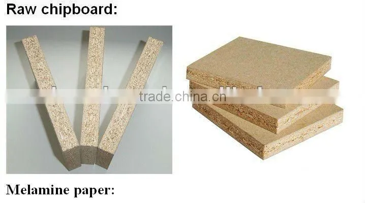 mdf e1 board 15mm with color melamine and pvc edge banding