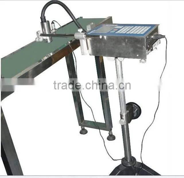 Automatic hot ink roll coder with conveyor belt