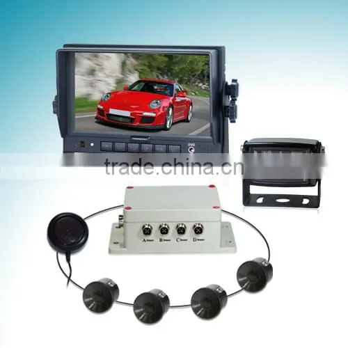 7inch rear view car camera truck parking sensor system