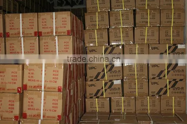 High compatibility dvdr 4.7GB blank dvd in bulk with shrink wrap packing
