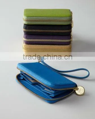 leather Phone Wristlet bag/Phone wallet