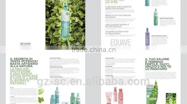 Custom Printable Luxry Cosmetic Brochure