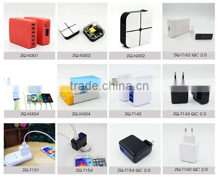 Low working temperature quick charge 5V 2A USB wall charger for Samsung