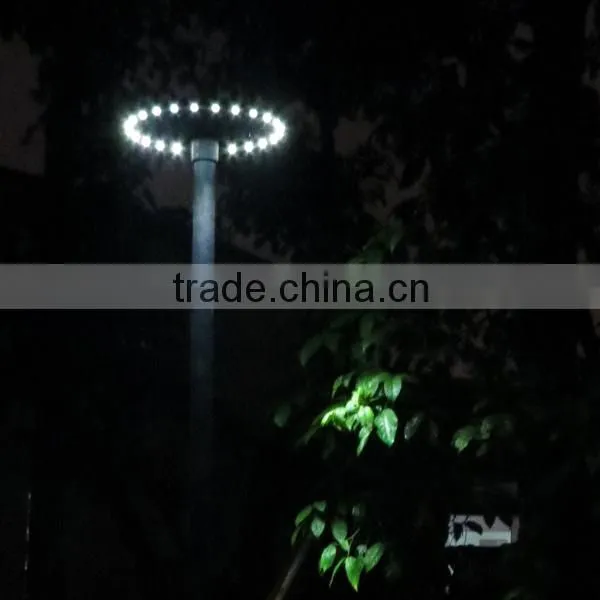 solar pole light with sensor,solar pole led sensor light export from China