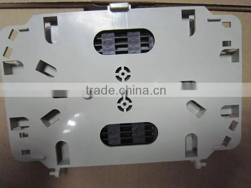 24 cores ABS plastic fiber optic splice tray,12 port fiber optic splice tray