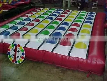 deluxe inflatable twister inflatable interactive game