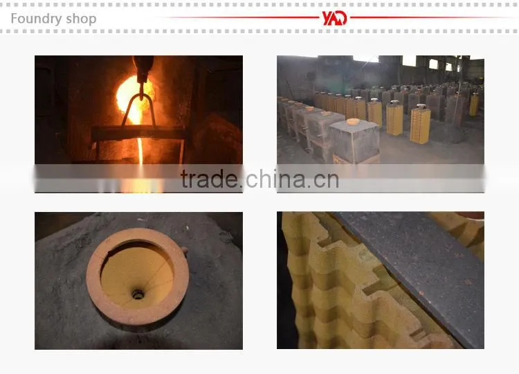 hot selling grey iron & nodular iron casting for engineering machinery part cast iron counterweights