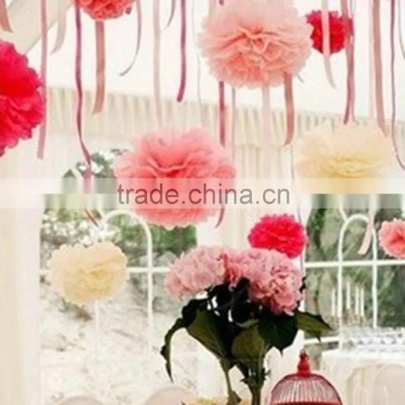 tissue paper flower