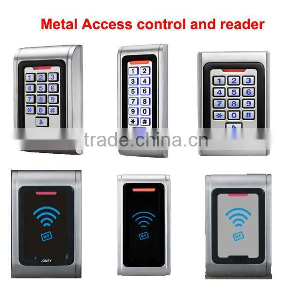 Waterproof plastic case contactless smart card reader with Luminous keyboard