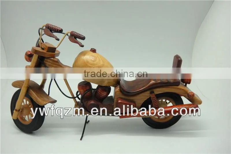 Home Decor Wooden Toy Model Motorcycles Toy
