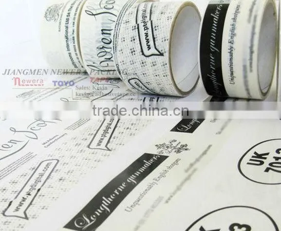 CUSTOM PRINTED PERSONALISED PP PACKING TAPE WITH LOGO