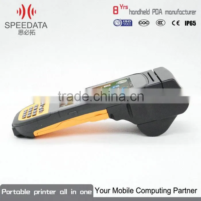 Window 6.5 Mobile Phone Printer Barcode Scanner Android4.0 Handheld Smart Phone Reader Terminal Portable Printer Oem Odm