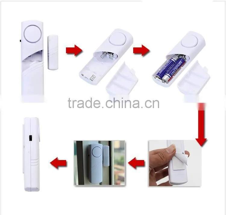 4pcs/set Best Simple Safe Hom Alarm System Window Door Alarm