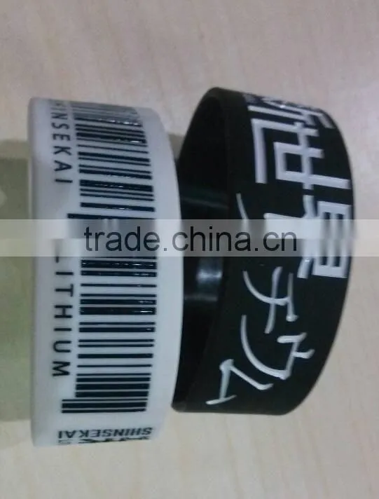 colour filled debosser wrist bands,debosser wrist bands,custom debosser wrist bands