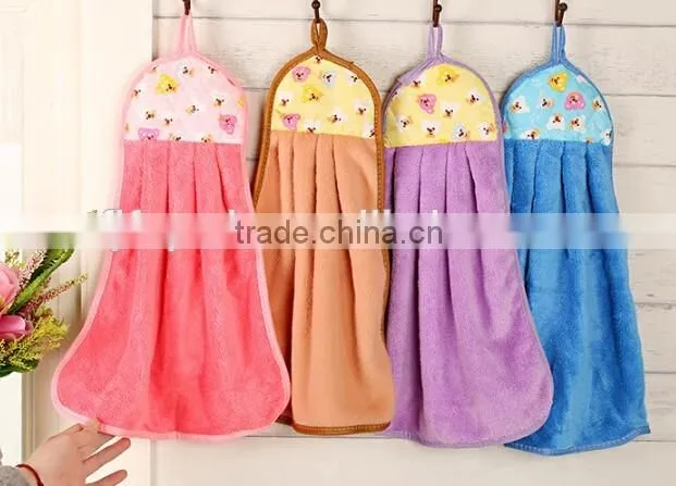 2016 Thick strong water absorption coral velvet softtextile hand towel for home