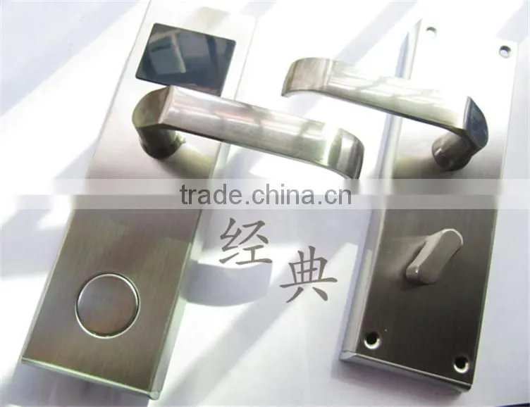 Stainless Steel Zinc Alloy Door security guard hotel RF door lock