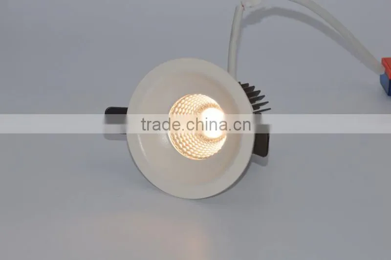Bridgelux COB Recessed 8watts Matt White 8w Led Downlight TEC002C8WS