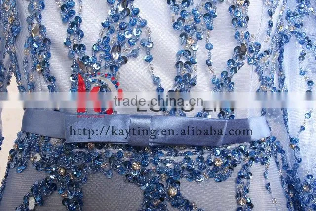 Marvelous Newest Sequins Beaded Long Sleeve Guangzhou Muslim Wedding Dress